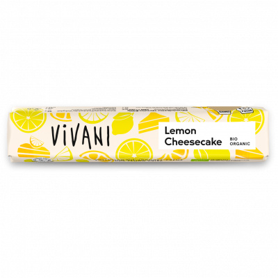 Lemon Cheesecake Schokoriegel Vivani (40gr)